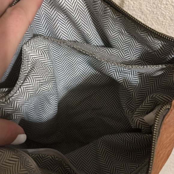 Brown Faux Leather Crossbody Bag - Picture 7 of 7